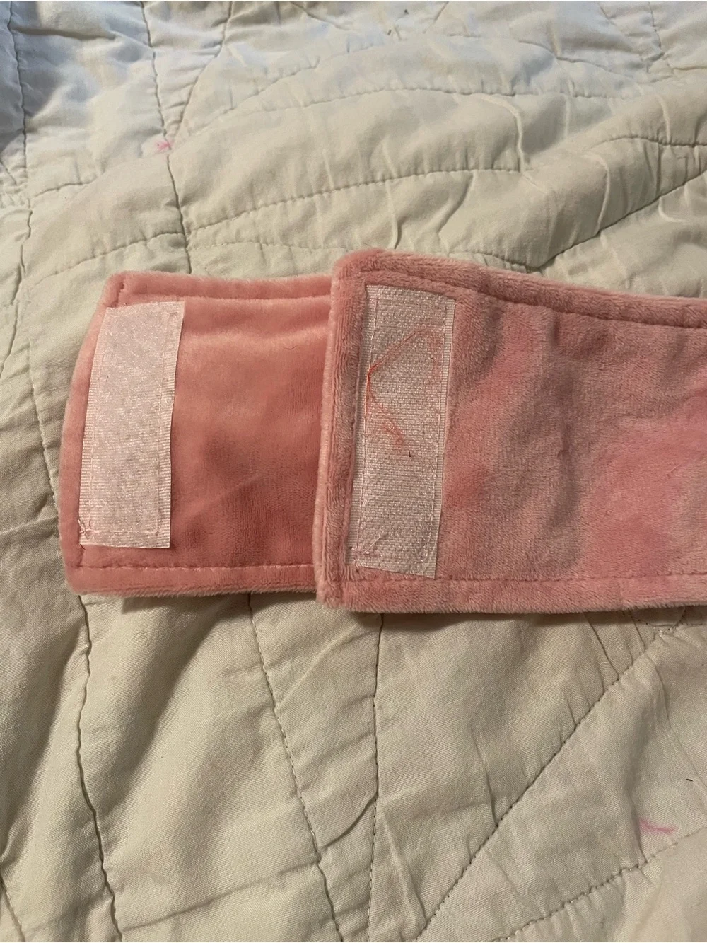 Plush Bow Stretch Headband for Kids - Soft Pink